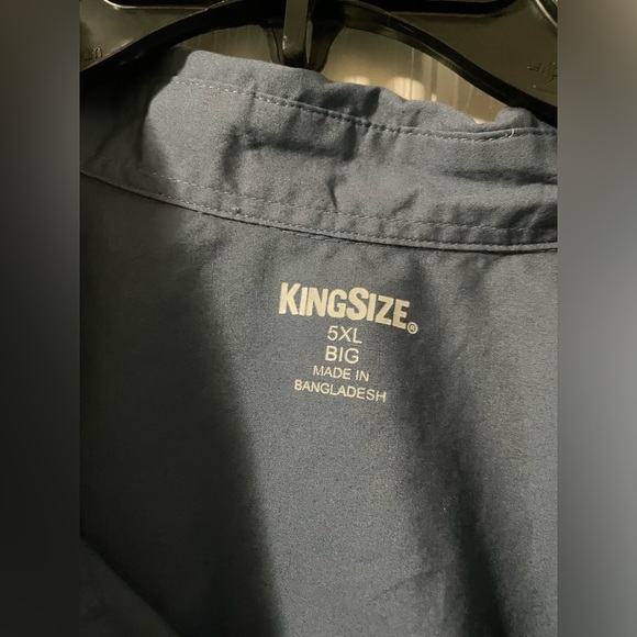 King Size Short Sleeve Button Down shirt - Picture 4 of 5